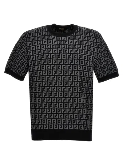 Shop Fendi Ff Sweater, Cardigans Black