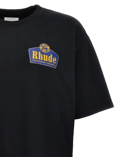 Shop Rhude Grand Cru T-shirt Black