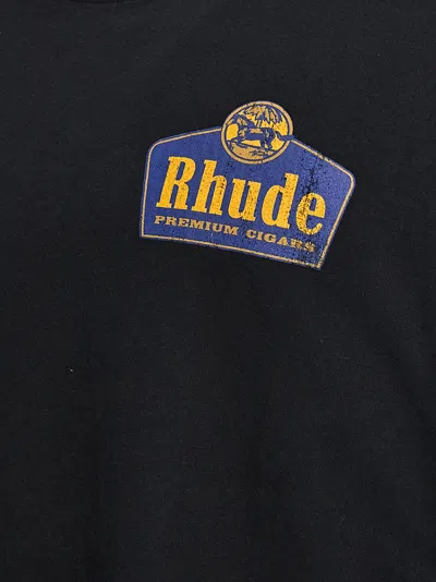 Shop Rhude Grand Cru T-shirt Black