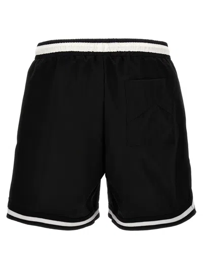 Shop Rhude Basketball Beachwear Black
