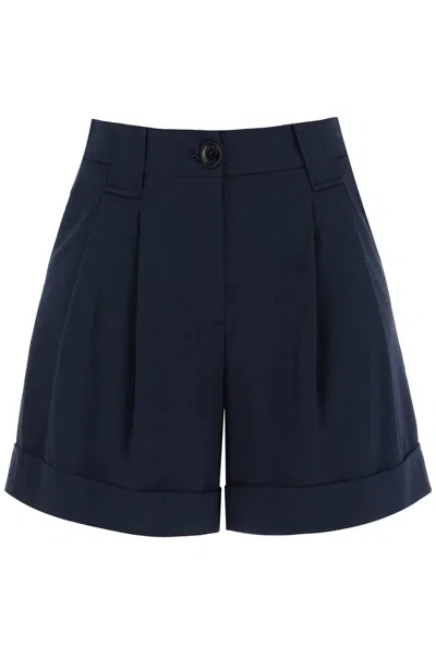 Shop Ganni Shorts In Lenzing™ Ecovero™
