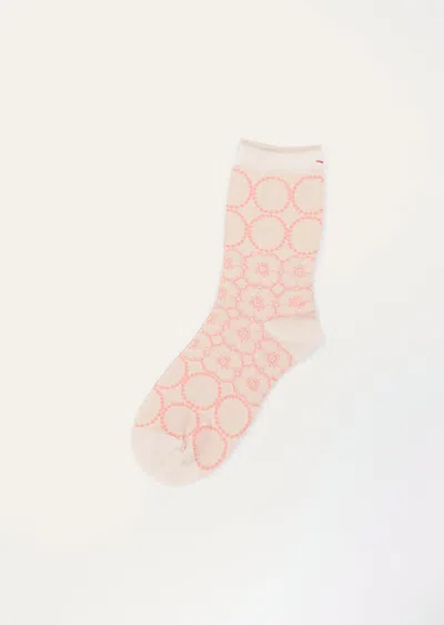 Shop Minä Perhonen Anemone X Tambourine Socks In Pink