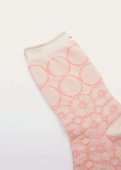 Shop Minä Perhonen Anemone X Tambourine Socks In Pink
