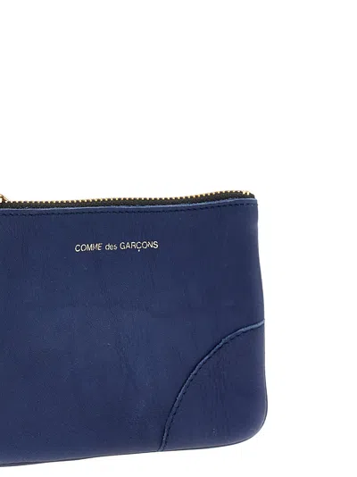 Shop Comme Des Garçons Washed Wallets, Card Holders Blue