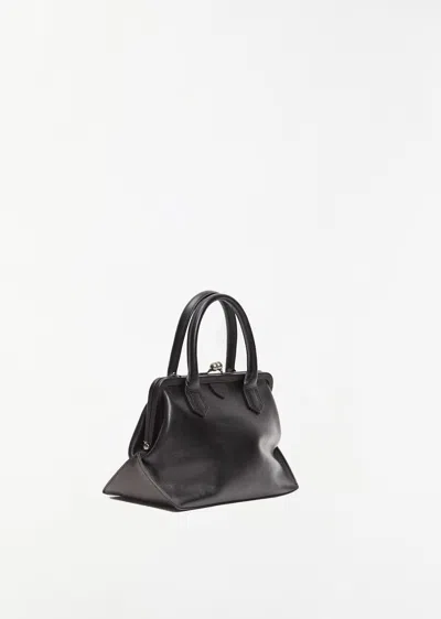Shop Y's Clasp Closure Bag In Black 1
