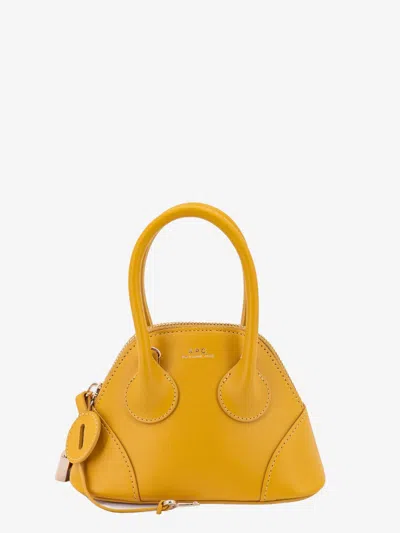 Shop Apc Woman Emma Mini Woman Yellow Handbags