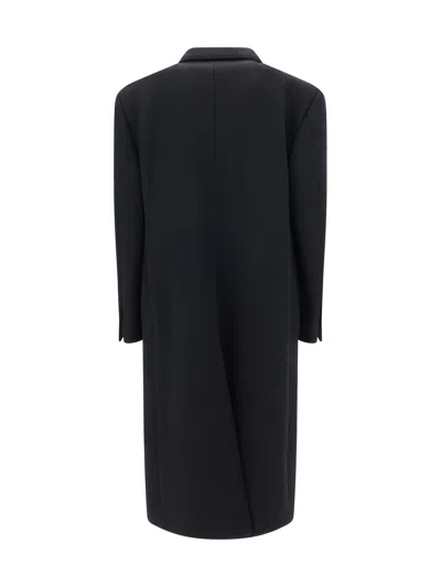 Shop Balenciaga Men Oversized Coat In Black