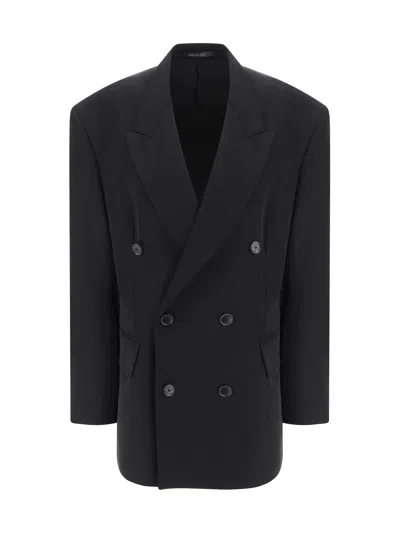 Shop Balenciaga Women Blazer Jacket In Black