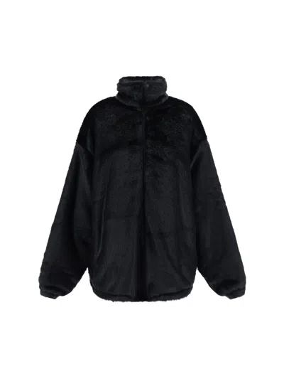 Shop Balenciaga Women Jacket In Black