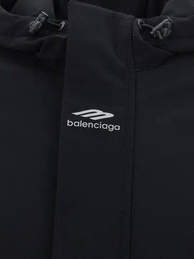 Shop Balenciaga Women Jacket In Black