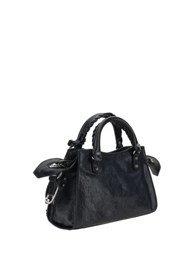 Shop Balenciaga Women Neo Le Cagole Handbag In Black