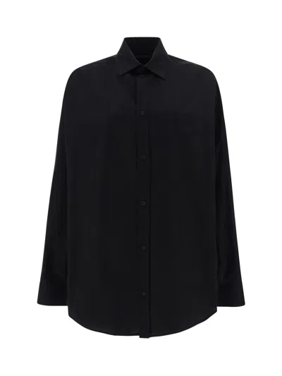 Shop Balenciaga Women Shirt In Black