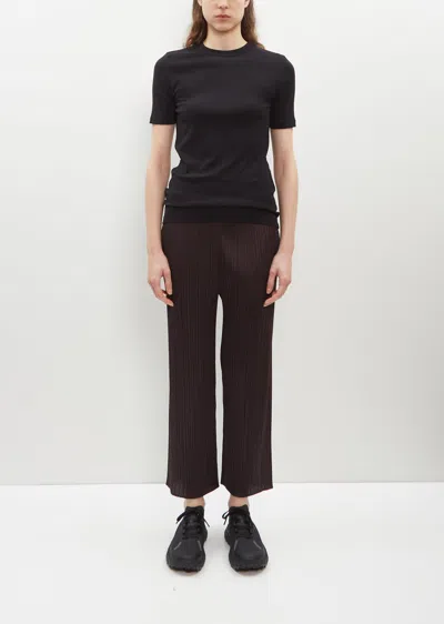 Totême Classic Rib Tee In Black 001