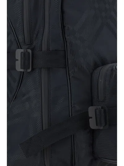 Shop Burberry Men Backpack In Black