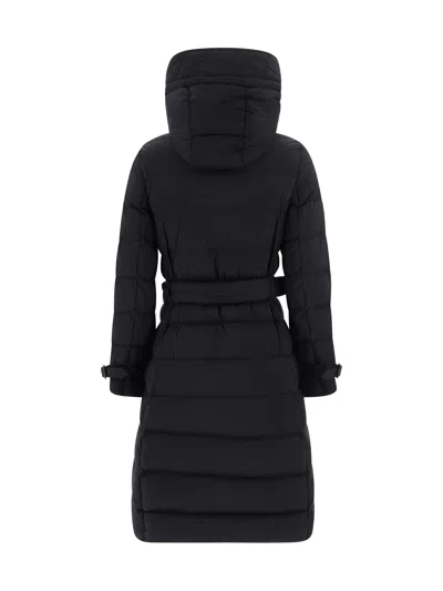 Shop Burberry Women Down Coat In Black