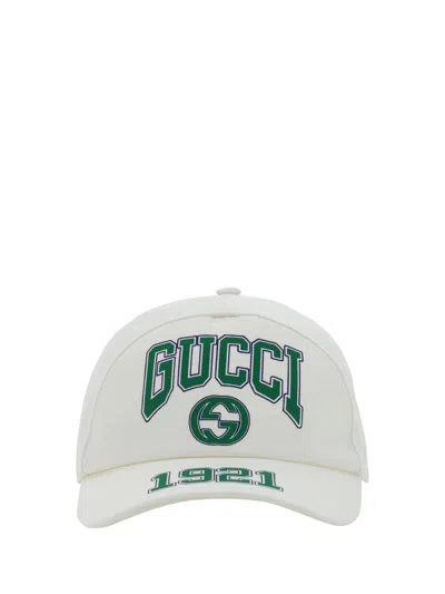 Shop Gucci Men College Baseball Cap In Multicolor