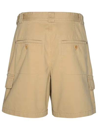 Shop Isabel Marant Woman  'lisette' Beige Cotton Shorts In Cream