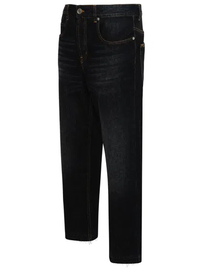 Shop Isabel Marant Black Cotton Jelden Jeans Man