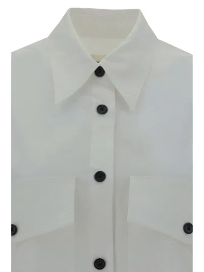 Shop Khaite Women Mahmet Shirt In White