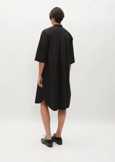 Shop Labo.art Cotton Poplin Brina Dress In Black