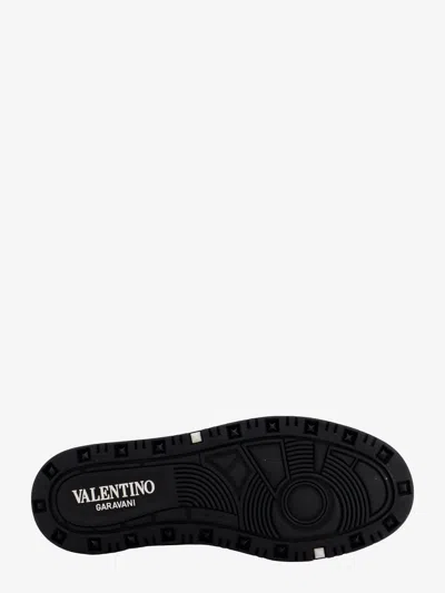 Shop Valentino Garavani Man Freedots Man Black Sneakers