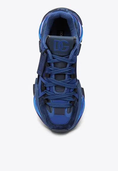 Shop Dolce & Gabbana Air Master Low-top Sneakers In Blue