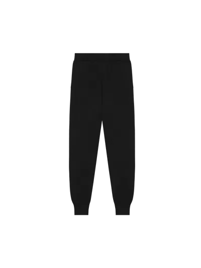 Shop Pangaia Womens Dna Knitted Track Pants In Black