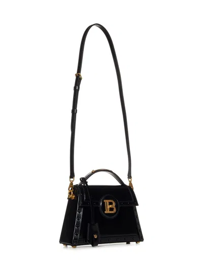 Shop Balmain Paris B-buzz Dynasty Handbag In Black