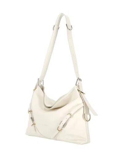 Shop Givenchy Voyou Shoulder Bag In White
