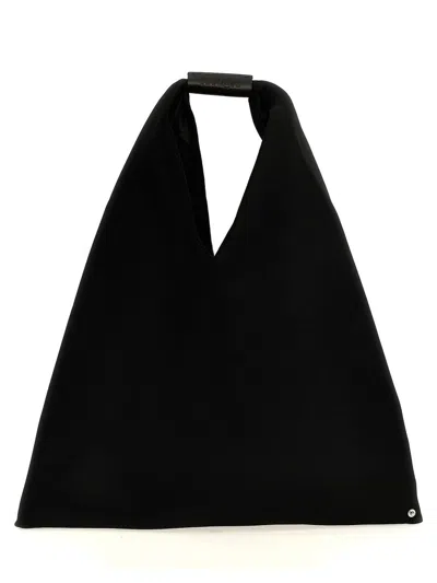 Shop Mm6 Maison Margiela Black Japanese Top Handle Bag
