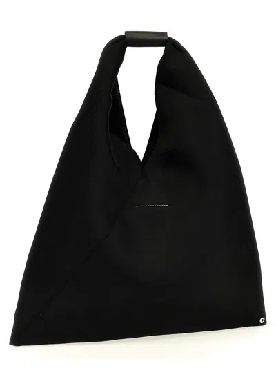Shop Mm6 Maison Margiela Black Japanese Top Handle Bag
