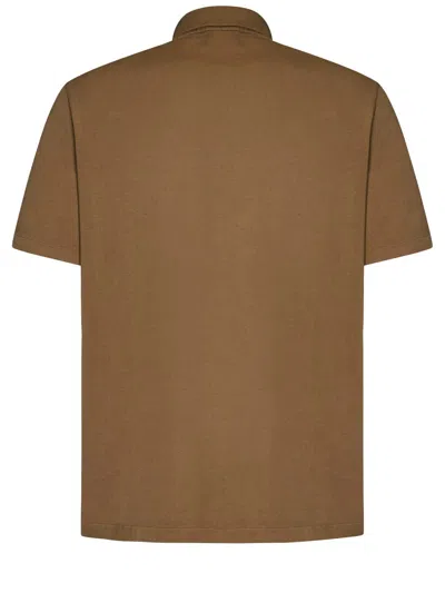 Shop Boglioli Cotton Polo Shirt In Dove Grey