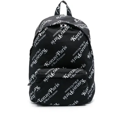 Shop Kenzo Backpacks In Black/white