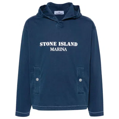 Shop Stone Island Sweatshirts In Blue