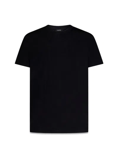 Shop Tom Ford Regular Fit T-shirt In Black