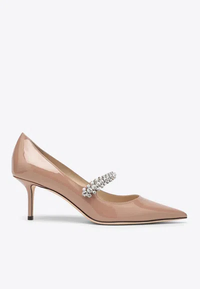 Shop Jimmy Choo Bing 65 Patent Leather Pumps In Pink