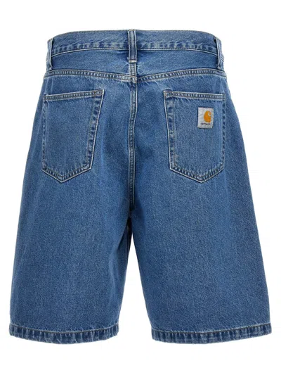 Shop Carhartt Wip 'landon' Bermuda Shorts In Blue