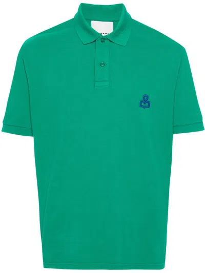 Shop Isabel Marant Polo Afko In Green