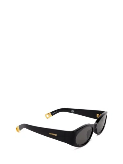 Shop Jacquemus Eyeglasses In Black