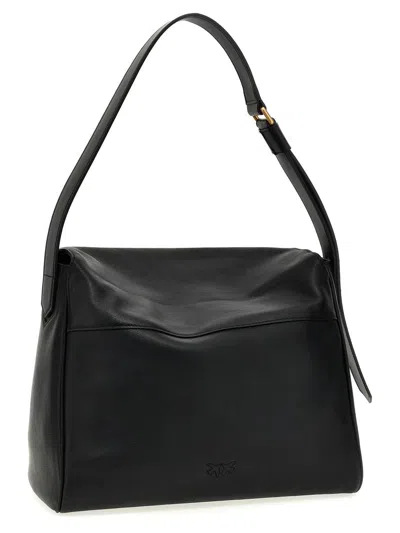 Shop Pinko 'big Leaf Bag' Handbag In Black