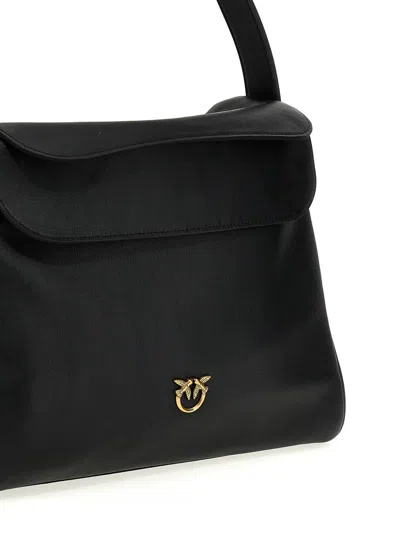 Shop Pinko 'big Leaf Bag' Handbag In Black