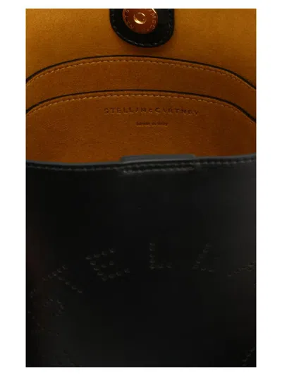 Shop Stella Mccartney ‘stella Logo' Mini Crossbody Bag In Black
