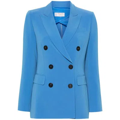 Shop Alberto Biani Jackets In Blue