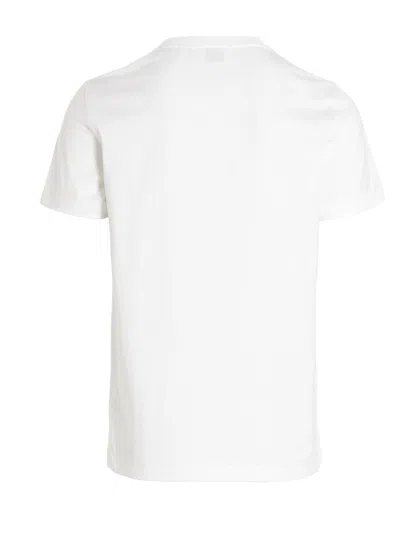 Shop Burberry 'parker' T-shirt In White