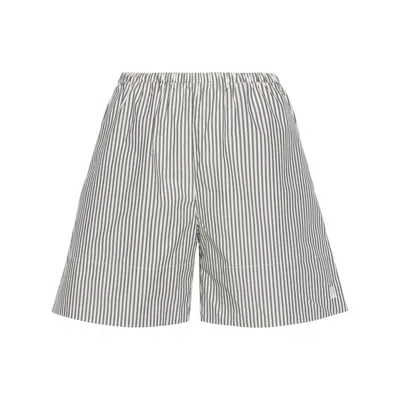 Shop By Malene Birger Shorts In White/grey