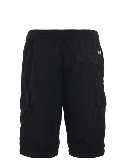 Shop C.p. Company Cargo Shorts In Black