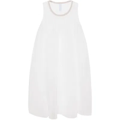 Shop Cfcl Dresses In Neutrals/white