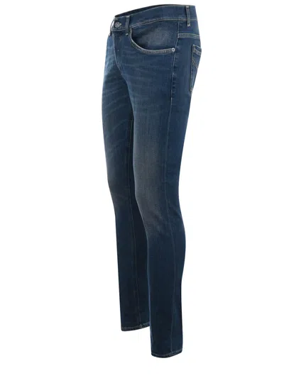 Dondup Straight Leg Jeans In Denim