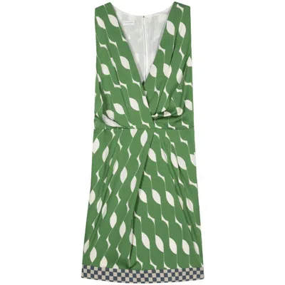 Shop Dries Van Noten Dresses In Green