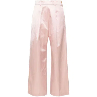 Shop Forte Forte Forte_forte Pants In Pink